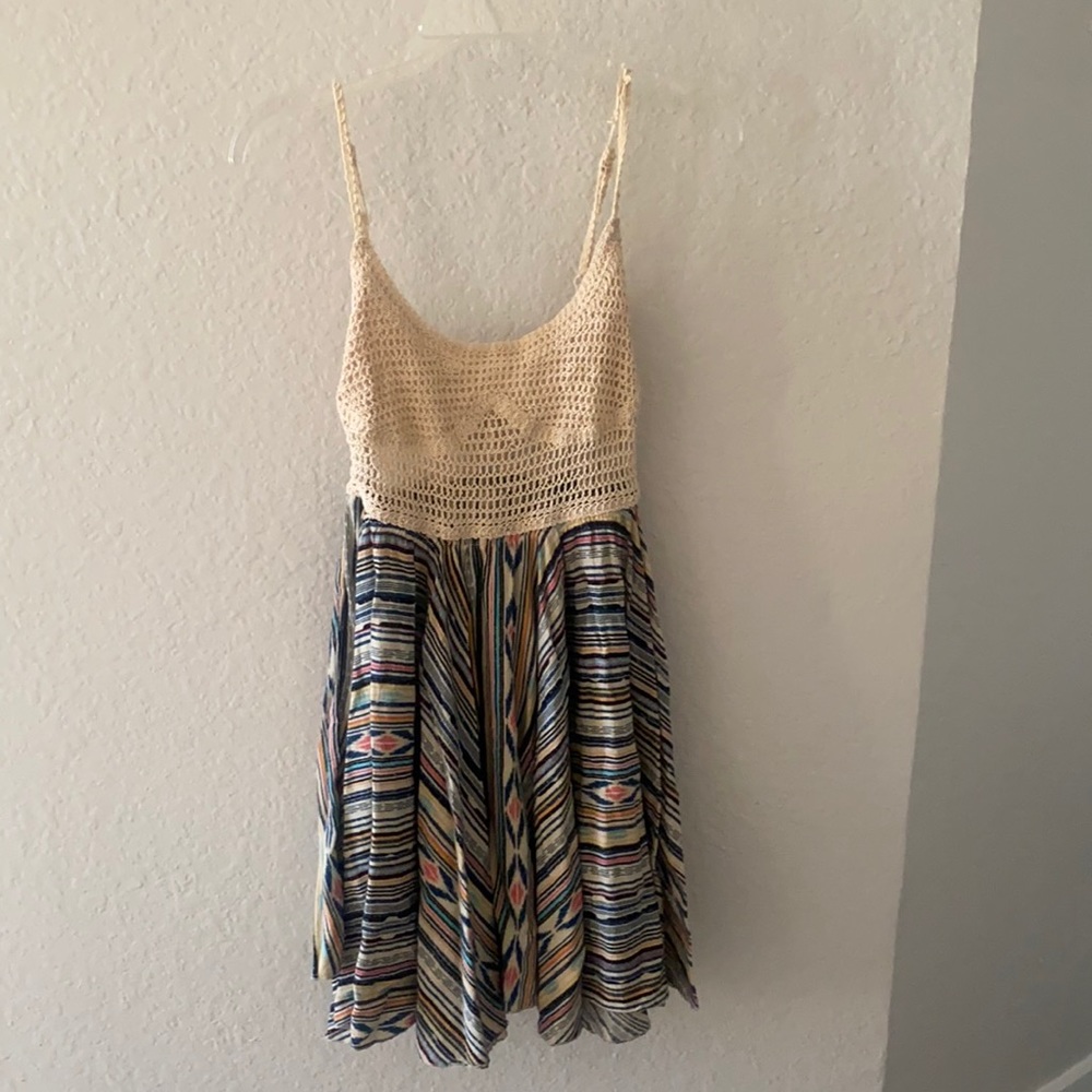 Super cute mesh top dress. Super flowy. Only wore a few times